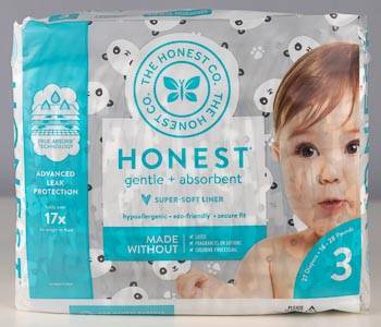 Honest Company bag of diapers