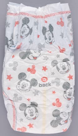 Huggies Snug and dry diaper with Mickey detail