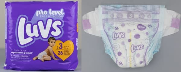 Pictures of Luvs Pro Level Diapers