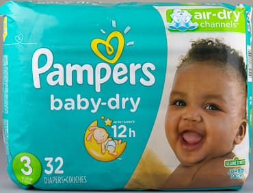 Pampers Baby Dry bag of diapers