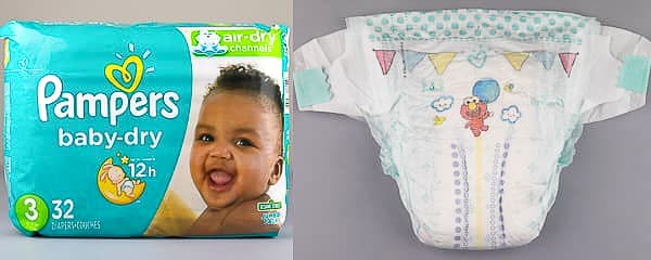 Pictures of Pampers Baby Dry Diapers