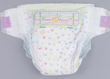 Folded Pampers Cruisers diaper