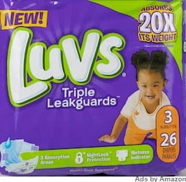 Buy Luvs Triple Leakguards Diapers Today at Amazon.com